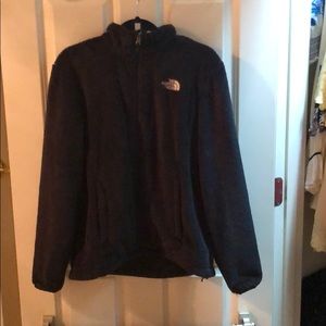 Black The North Face Osito Fleece Coat L